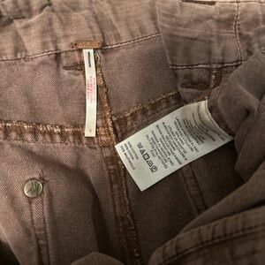 Free People Brown Shorts